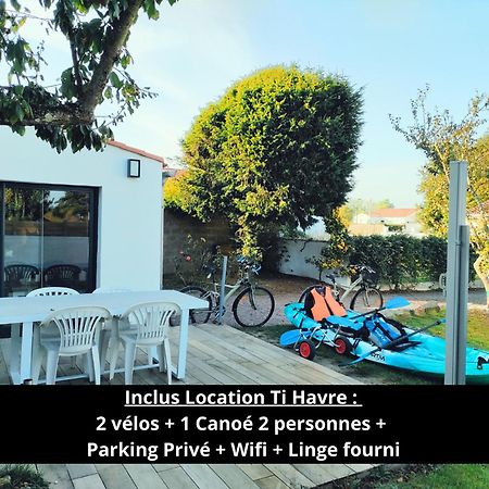Maison Ti Havre Avec Jardin Prive Dans Village De Pecheurs A Brem Sur Mer ! Bagian luar foto